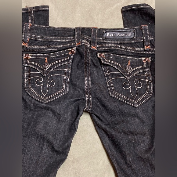 Rock Revival black denim in pristine condition 5/6 - Picture 6 of 8